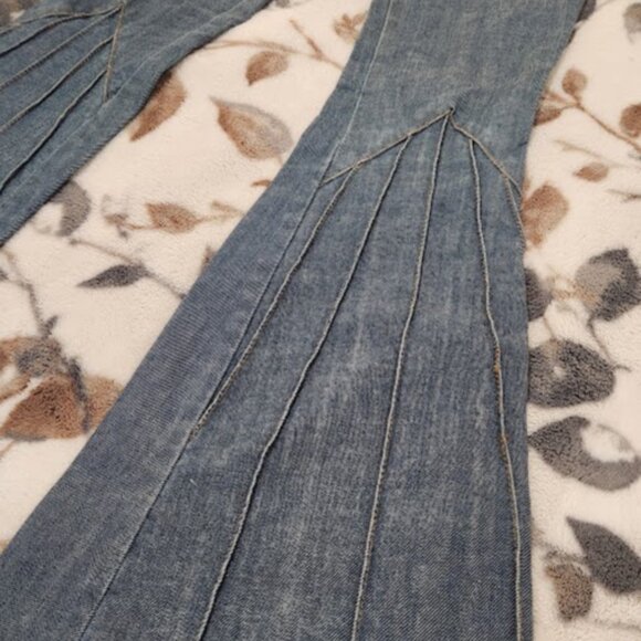 Frankie B. Extra Wide Flare Leg Bell Bottoms XXS/0 - Picture 8 of 16